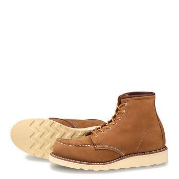 Red Wing Női Heritage Classic Moc 6 Inch Bakancs Teve